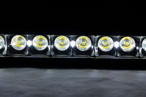 30 Inch Black Series LED Light Bar | Curved | Single Row | Cool White DRL