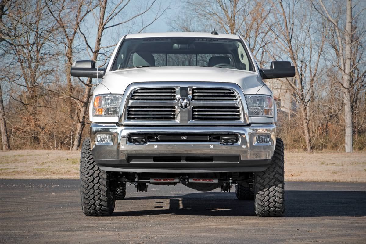 LED Light Kit | Bumper Mount | 20" Black Single Row | White DRL | Ram 2500 (03-18)/3500 (03-18) 