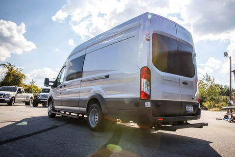 LUVERNE 415098-401725 - Grip Step 7 x 98 Black Aluminum Running Boards, Select Ford Transit