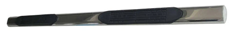 TrailFX A1510S - 4 Inch Oval Straight Pol Stainless Steel Rocker Panel Mount