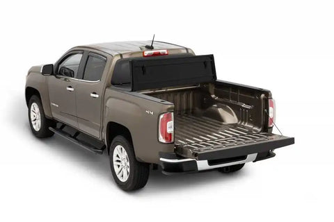 Tonno Pro HF-380 - Hard Fold Tri-folding Tonneau Cover for 2022-2023 Ford Maverick