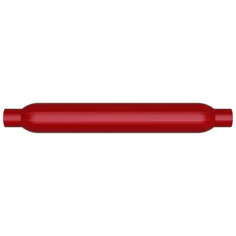 MagnaFlow Muffler Red Pack Series Glasspack 3.5in Rd 26in Body Length 2in/2in Inlet/Outlet