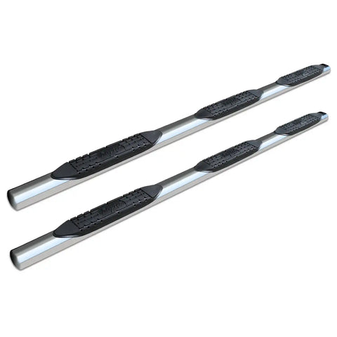 Raptor Series 0403-0119M - 4 In Wheel To Oval Steps Polished Stainless Steel 04-14 Ford F-150 SuperCab 6.7ft Bed