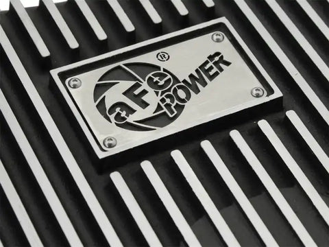 aFe 46-70182 Power Transmission Pan Black Machined 11-14 Ford 6R140 Trucks V8 6.7L (td)