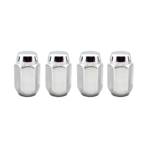 McGard Hex Lug Nut (Cone Seat) 7/16-20 / 13/16 1.5in. Length (4-Pack) - Chrome