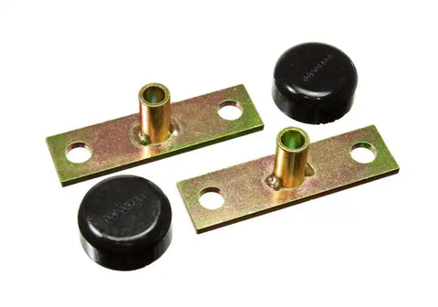 Energy Suspension 66-77 Ford Bronco 4WD Black Tailgate Hinge Bracket & Bushing Set