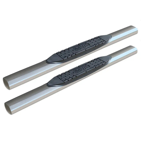 Raptor Series 0701-0312 - 4 In Oval Steps Polished Stainless Steel 04-12 Chevy Colorado/GMC Canyon Regular Cab