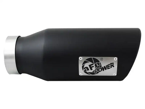 aFe 49T40606-B15 Diesel Exhaust Tip Bolt On Black 4in Inlex x 6in Outlet 15in