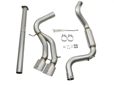 aFe 49-33083-P POWER Takeda 3in 304 SS Cat-Back Exhaust w/ Polished Tips 13-17 Ford Focus ST L4-2.0L (t)