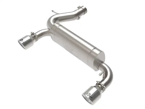 aFe 49-33137-P Vulcan 3in 304 SS Axle-Back Exhaust 2021 Ford Bronco L4-2.3L (t)/V6-2.7L (tt) w/ Polished Tips