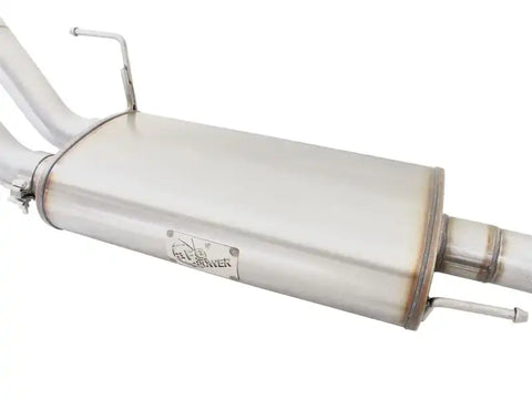 aFe 49-43070-B MACHForce XP Exhaust 3in SS Dual Side Exit CB w/ Black Tips 15 Ford F150 Ecoboost V6-2.7L/3.5L