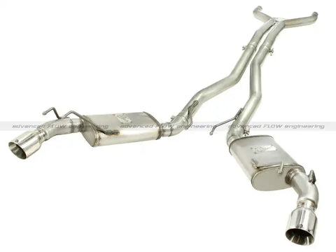 aFe 49-44039-P MACHForce XP Exhaust 3in Stainless Stee CB/10-13 Chevy Camaro V8-6.2L (td) (pol tip)