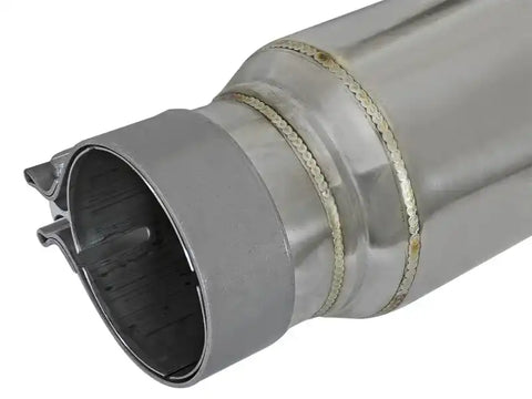 aFe 49M10002 MACH Force-Xp 304 Stainless Steel Resonator 2.5in Inlet/Outlet x 4in Dia 15in Body 19in L