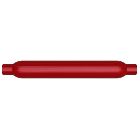 MagnaFlow Muffler Red Pack Series Glasspack 3.5in Rd 22in Body Length 2in/2in Inlet/Outlet