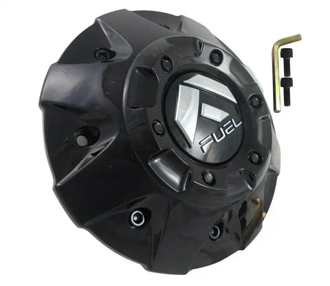 FUEL FLAT BTM GL-BLK CAP BLK RIVETS 5/6L