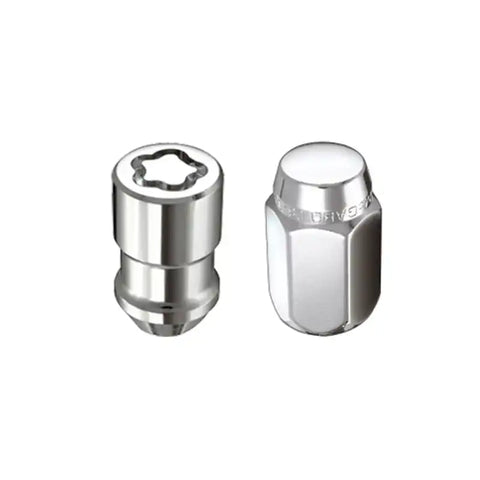 McGard 6 Lug Hex Install Kit w/Locks (Cone Seat Nut) M12X1.5 / 13/16 1.5in. Length - Chrome