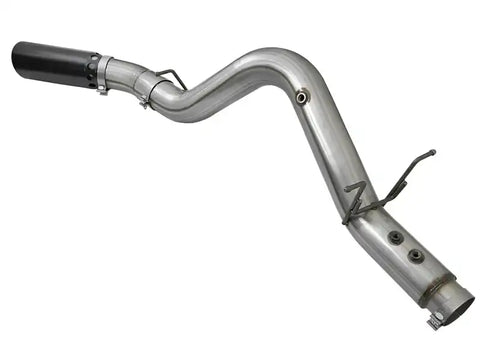 aFe 49-44085-B LARGE BORE HD 4in 409-SS DPF-Back Exhaust w/Black Tip 2017 GM Duramax V8-6.6L (td) L5P