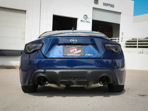 aFe 49-36023-B Takeda Exhaust Axle-Back 13-15 Scion FRS / Subaru BRZ 304SS Black Dual Tips