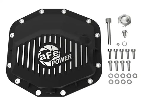 aFe 46-71280B POWER 21-22 Ram 1500 TRX Hemi V8 6.2L (sc) PRO Series Rear Differential Cover Black w/ Machined