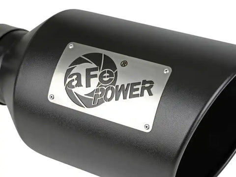 aFe 49T40801-B15 Power MACH Force-Xp 409 Stainless Steel Clamp-on Exhaust Tip Black