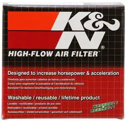 K&N RU-3000 Universal Clamp-On Air Filter
