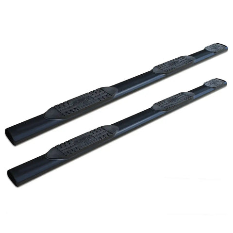 Raptor Series 1401-0062B - 6 In Wheel To Oval Steps Black E-Coated Alloy Steel 07-18 Chevy Silverado/GMC Sierra 1500 07-19 Silverado/Sierra 2500/3500 HD Crew Cab 6.6ft Bed