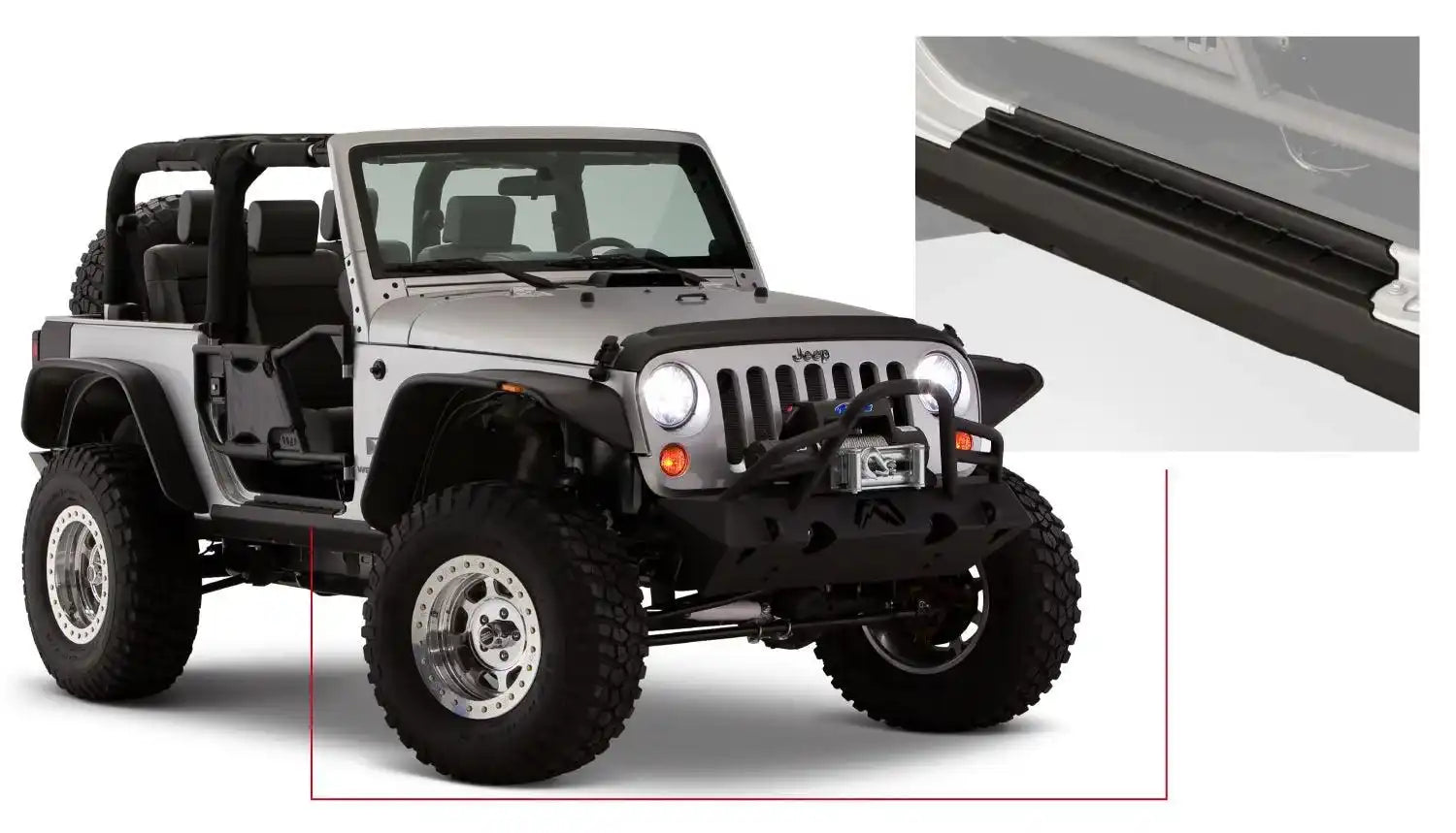Bushwacker Rocker Panel Bushwacker 14011 - TrailArmor, Rocker Panel – TruckPoint: Truck ...