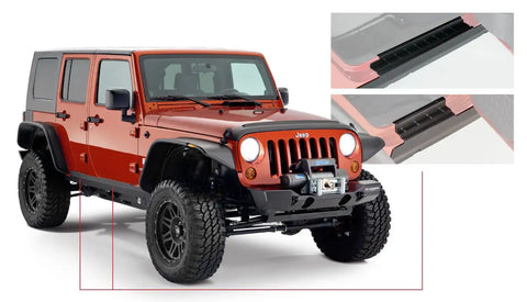 Bushwacker Trail Armor Pocket Style Rocker Panels