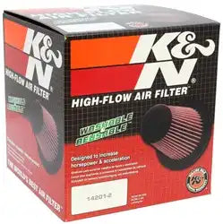 K&N RP-5168 Universal Air Filter-Carbon Fiber Top