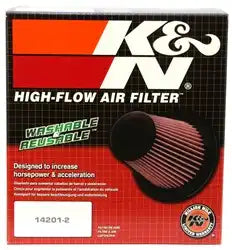 K&N RP-5168 Universal Air Filter-Carbon Fiber Top