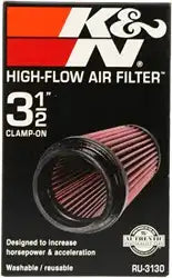 K&N RU-3130 Universal Clamp-On Air Filter