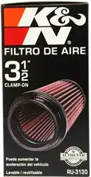 K&N RU-3130 Universal Clamp-On Air Filter