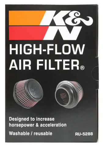 K&N RU-5288 Universal Clamp-On Air Filter