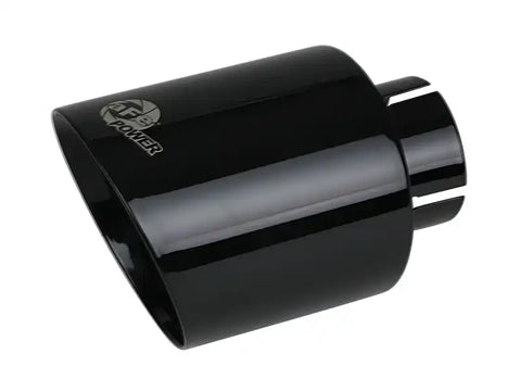 aFe 49T25454-B071 Takeda 409 SS Clamp-On Exhaust Tip 2.5in. Inlet / 4.5in. Outlet 7in. L - Black