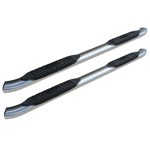 Raptor Series 1503-0066 - 4 In OE Style Curved Oval Steps Polished Stainless Steel 99-16 Ford F-250/F-350 Super Duty SuperCab