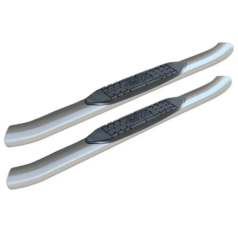 Raptor Series 1502-0504 - 4 In OE Style Curved Oval Steps Polished Stainless Steel 10-24 Dodge Ram 2500/3500 Regular Cab