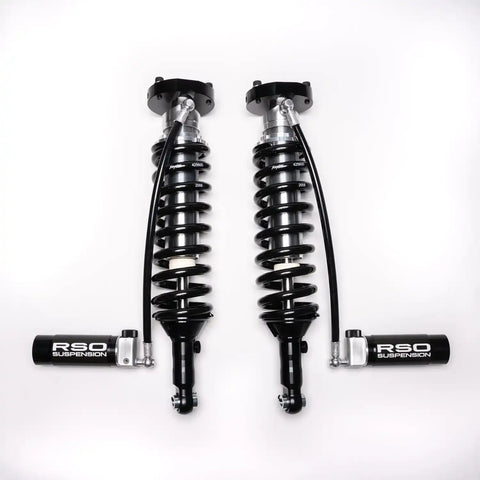 Raptor Series 150310-450300 RSO Suspension - Front 2.5 Coilover Adjustable Compression And Rebound Remote Reservoir Shocks 0-3in Lift 10-23 Toyota 4Runner 10-14 FJ Cruiser Lexus GX460