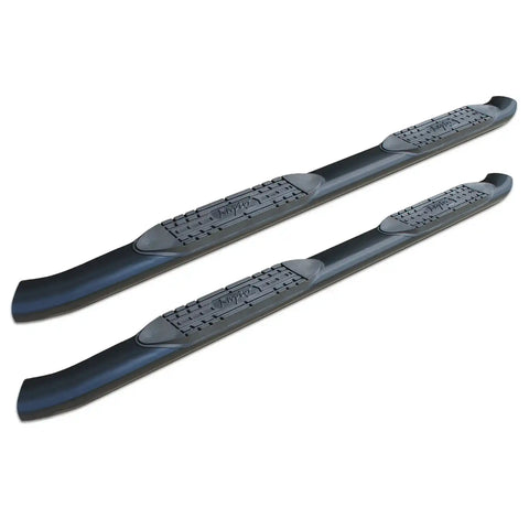 Raptor Series 1602-0112B - 5 In OE Style Curved Oval Steps Black E-Coated Alloy Steel 02-08 Dodge Ram 1500 03-09 2500/3500 Quad Cab