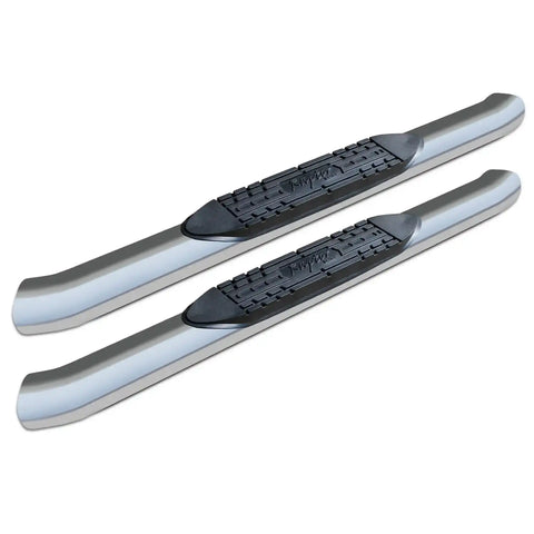 Raptor Series 1602-0101 - 5 In OE Style Curved Oval Steps Polished Stainless Steel 02-08 Dodge Ram 1500 03-09 2500/3500 Regular Cab
