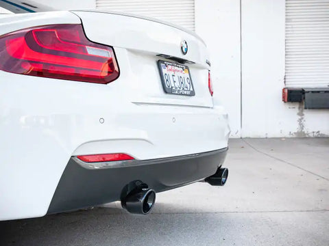 aFe 49-36347-B MACH ForceXP 3IN to 2.5IN 304SS Cat-Back Exhaust System w/ Black Tips 14-16 BMW M235i (F22/23)