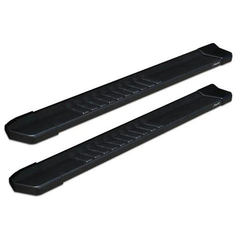 Raptor Series 1702-0220BT - 6 In OEM Style Slide Track Running Boards Black Textured Aluminum 09-18 Dodge Ram 1500 19-23 Classic 10-24 2500/3500 Regular Cab