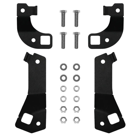 Raptor Series 170107-408503 RSO Suspension - Front And Rear Brake Line Relocation Brackets 0-4.5in Lift 07-18 Jeep Wrangler JK/JKU