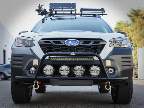 aFe 79-27007 POWER 10-14 Subaru Outback H4 2.5L / H6 3.6L Terra Guard Bumper Front - Black