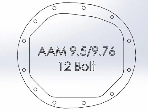 aFe 46-71121B Pro Series AAM 9.5/9.76 Rear Diff Cover Black w/Mach Fins & Oil 14-19 GM Silverado/Sierra 1500