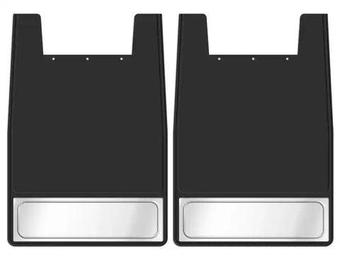 Cloud-Rider 18-20291 Original Universal Mudflaps Dually - Smooth Mirror Finish Insert