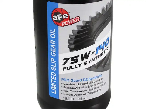 aFe 90-20101 Pro Guard D2 Synthetic Gear Oil, 75W140 1 Quart