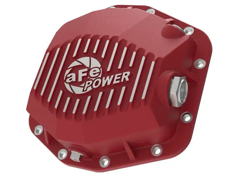 aFe 46-71000R Pro Series Rear Differential Cover Red 2018+ Jeep Wrangler (JL) V6 3.6L (Dana M220)