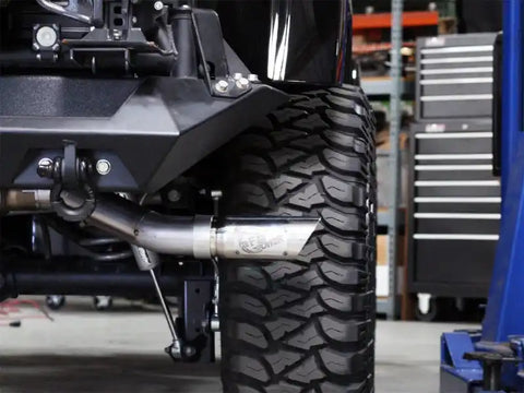 aFe 49-46213 MACHForce XP Exhausts Cat-Back SS-409 EXH CB Jeep Wrangler 2Dr 2012 V6-3.6L