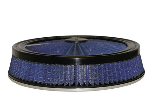 aFe 18-31403 MagnumFLOW Air Filters Round Racing P5R A/F TOP Racer 14D x 3H (Blk/Blue)