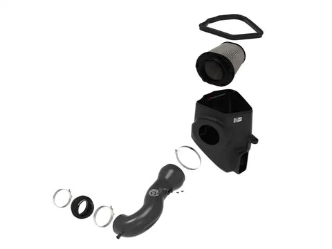 aFe 57-10015D 19-21 GM Trucks 5.3L/6.2L Track Series Carbon Fiber Cold Air Intake System W/ Pro Dry S Filters